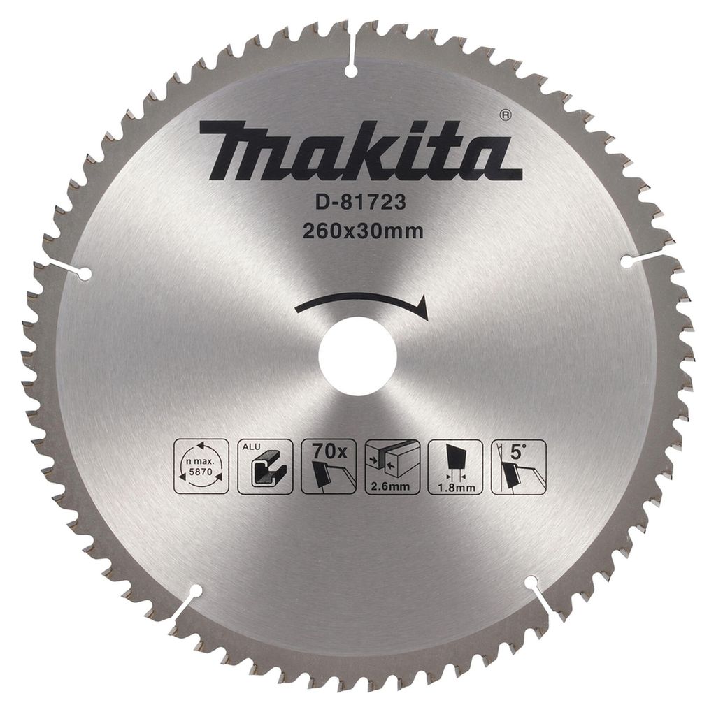 MAKITA Kreissägeblatt 190 mm x 30 mm, 60 Zähne, Standardzahn