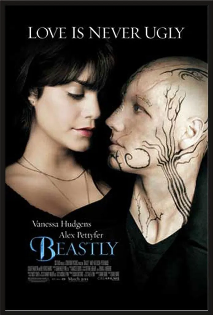 Affiche Beastly Love Is Never Ugly et son cadre Shinsuke noir