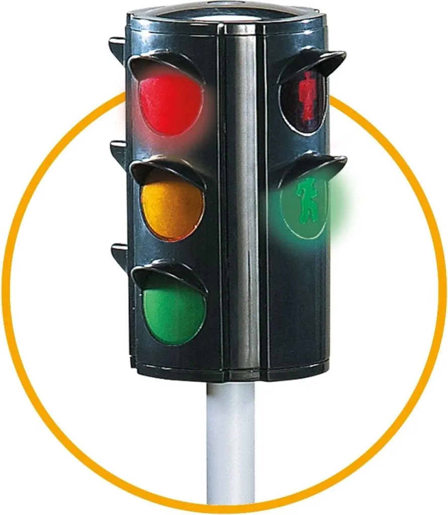 Feu de circulation interactif BIG Traffic Lights 71cm avec sons réels
