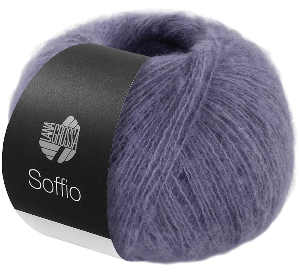 Lana Grossa - Soffio 0034 blauviolett Produktbild 
