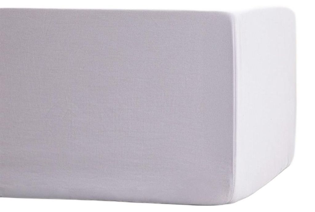 HOMLA MAISY Bettlaken aus gewaschener Mikrofaser grau 160x200 cm