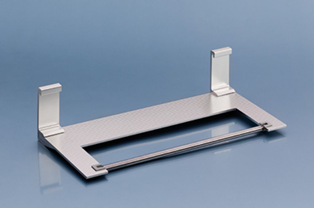 Naber Alto Papierrollenhalter geschlossen, edelstahlfarbig  Produktbild 