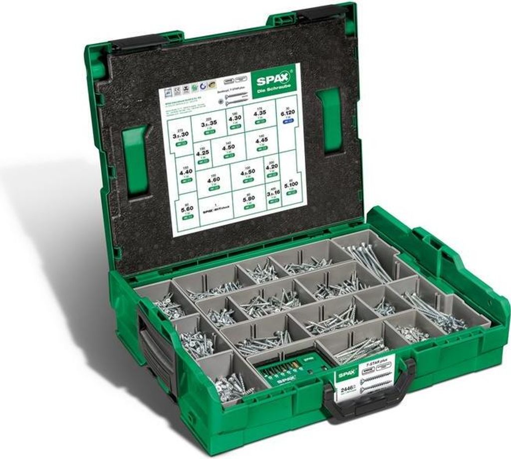 Spax Sortimentskasten L-Boxx 102 & BITBOX - 2.445 teilig Produktbild 1