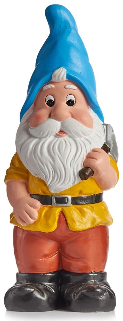 Ibergarden Gartenzwerg Figur - blaue Mutze - 24,5 cm Produktbild 