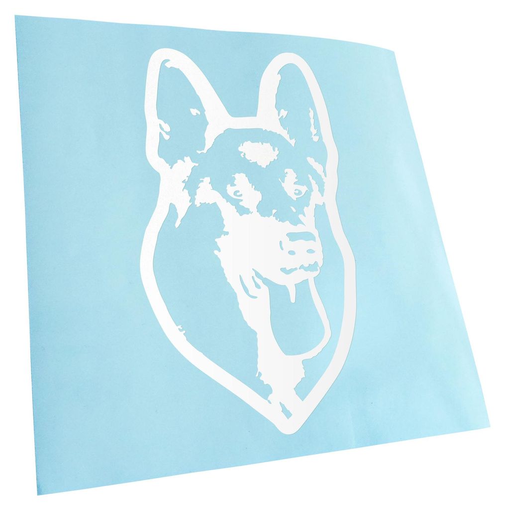 Kiwistar - Autoaufkleber - German sheperd Hund - Mattschwarz - 17x10cm - Aufkleber für Auto, Laptop, Fahrrad, LKW, Motorrad mehrfarbig JDM Decal R...