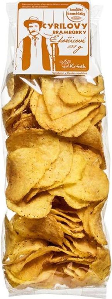 Cyrilovy Bramburky české hořčičné chipsy 100 g Obrázek produktu 