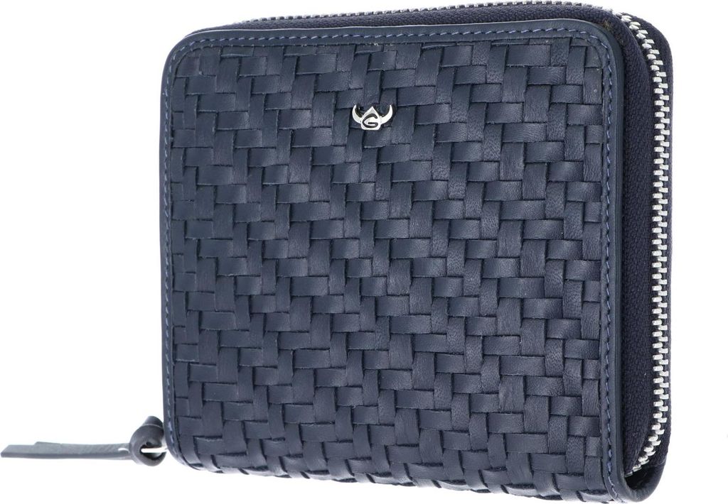 Golden Head Leder Geldbörse Cordoba RFID Protect RV-Damenbörse 2826 Marineblau dunkelblau