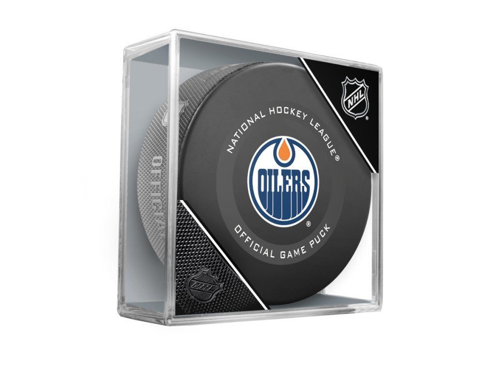 Fanouškovský puk NHL Official Game Puck (1ks), Edmonton Obrázok produktu 