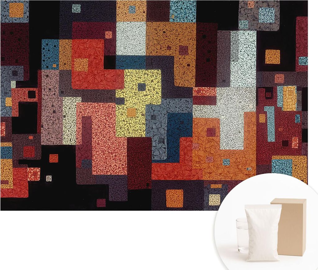 Fototapete - Wandbilder für Wohnzimmer - 152x104 cm - Dekorative Wandfolie - Modernes Design für Wanddekoration - Tapeten für Innenräume - Bunt...