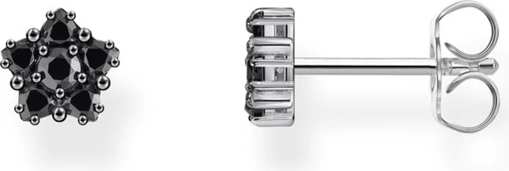 Thomas Sabo H2297-643-11 Boucles d'Oreilles Héritage Noir et Croix - 2