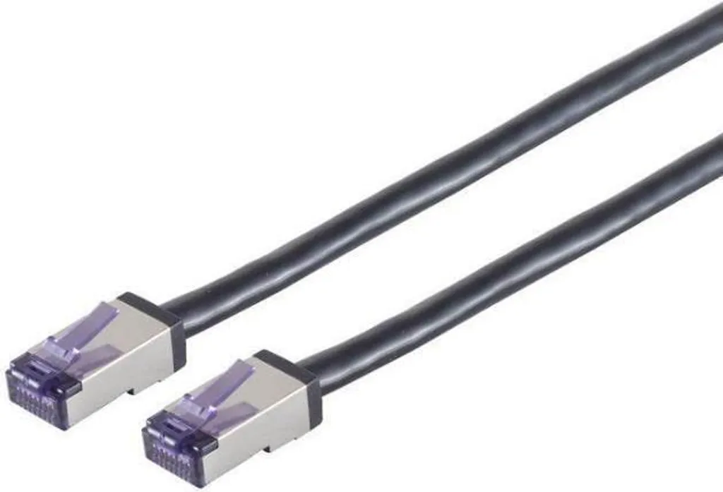 Lanview HIGH-FLEX Cat6a S/FTP Nero - Cavo Lan per Audio/Video 4K