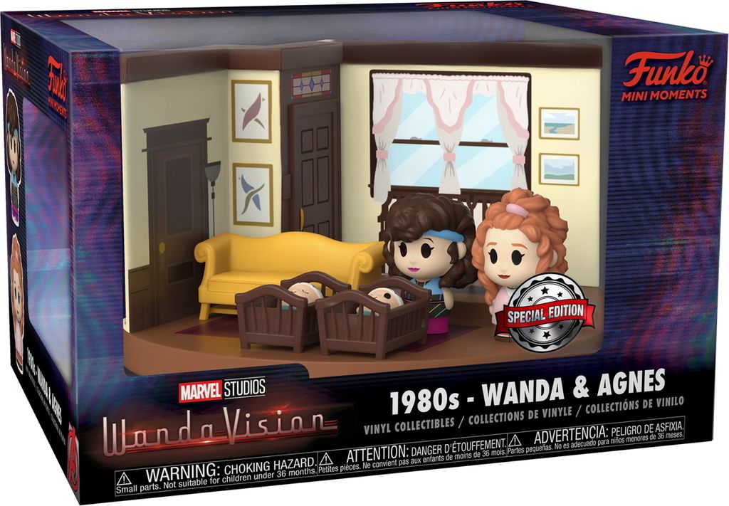Marvel Studios Wanda Vision - 1980s-Wanda & Agnes Special Edition - Funko Mini Moments - Vinyl Figur
