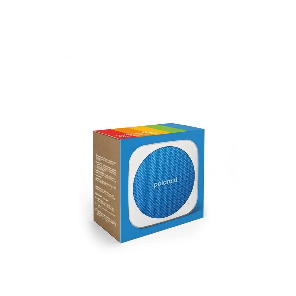Polaroid P1 Music Player Enceinte Bluetooth Portable Bleue Design Rétro