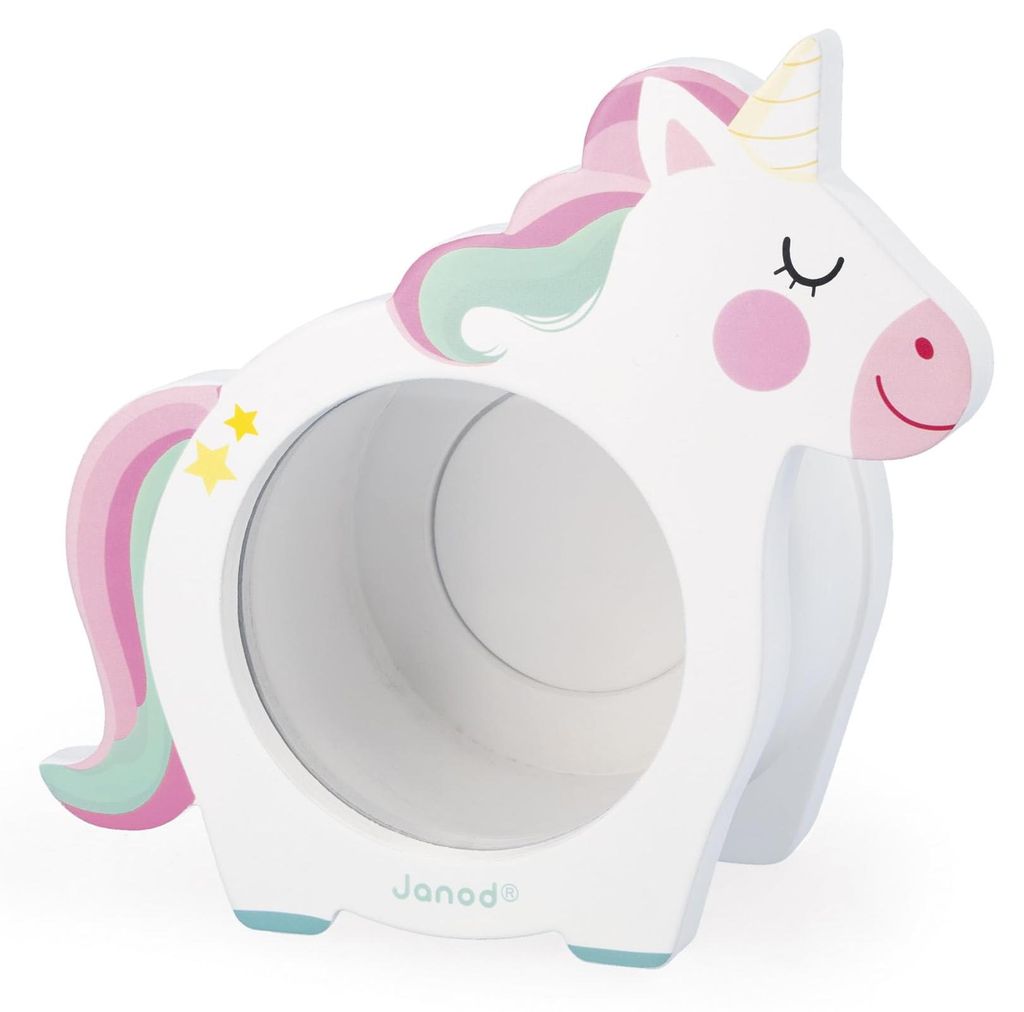 Einhorn Spardose Janod für Kinder - Transparent, Produktbild 