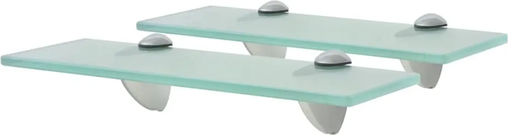 Mensole Vetro Bagno 2 pz 30x10 cm The Living Store - Offerta Set