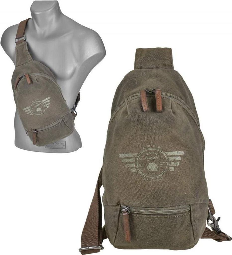 Greenburry Umhängetasche CrossOver Canvas BodyBag Vintage Produktbild 