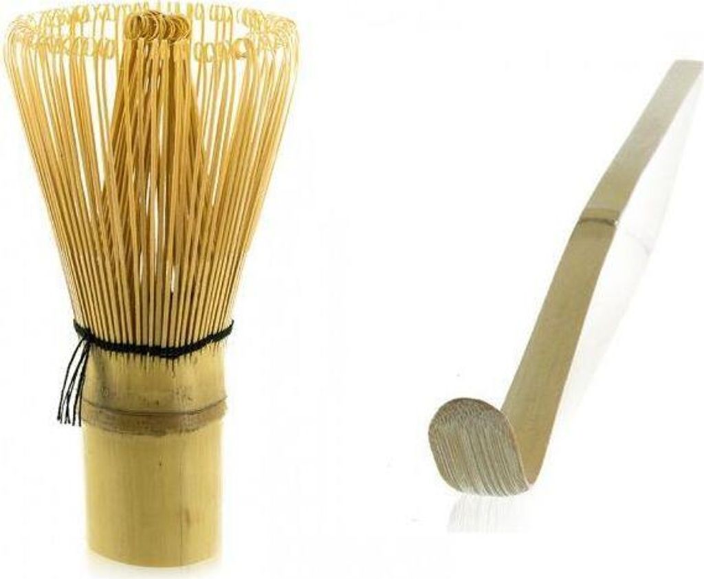 2 Bambus Matcha Tee-Utensilien