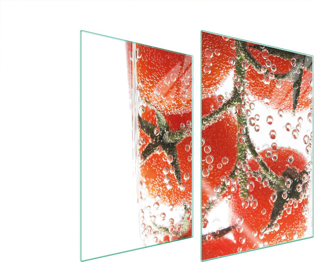 Glasschutzplatte Für Küche 2X35X52 Tomaten