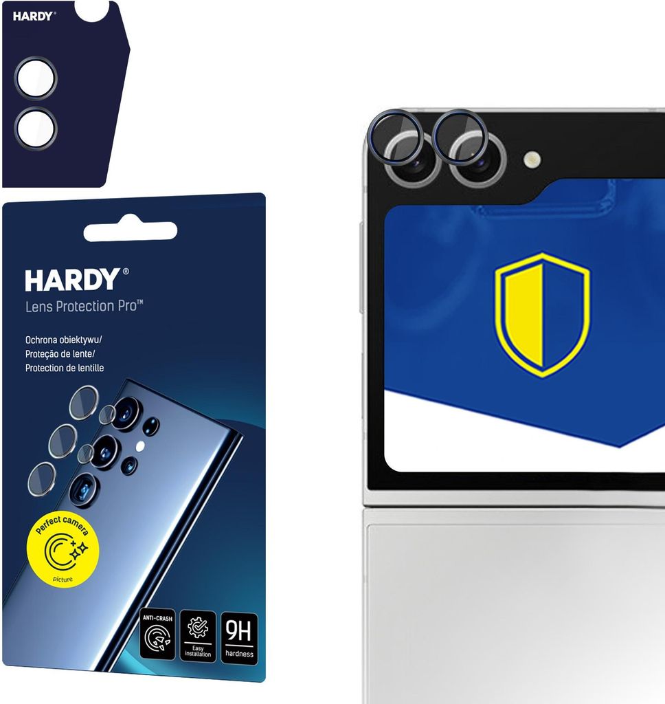 3mk Hybridglas HARDY Lens Protection für Samsung Galaxy Z Flip 6 Kamera Objektiv Kameralinse 0,4mm 9H