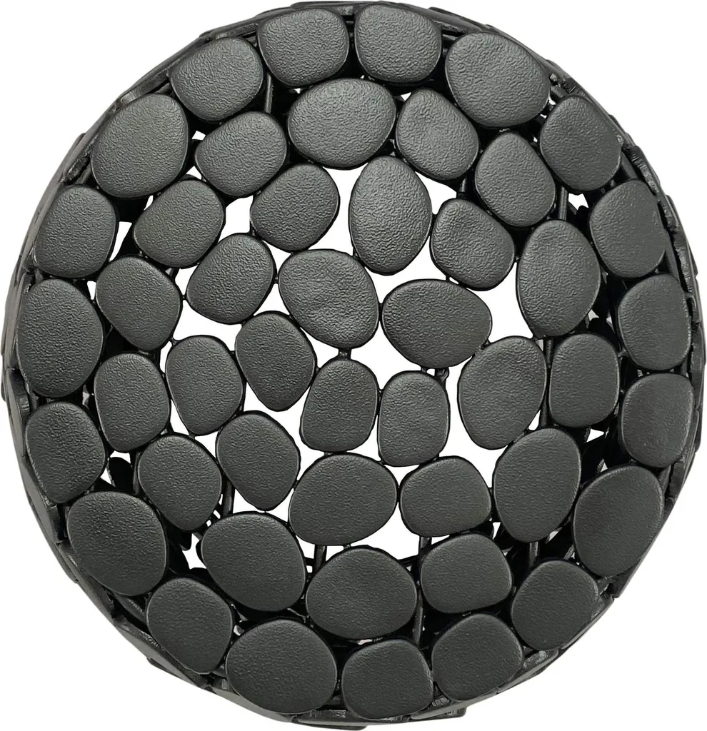 Table de salon compacte en aluminium noir pour gagner de la place 40cm - 4