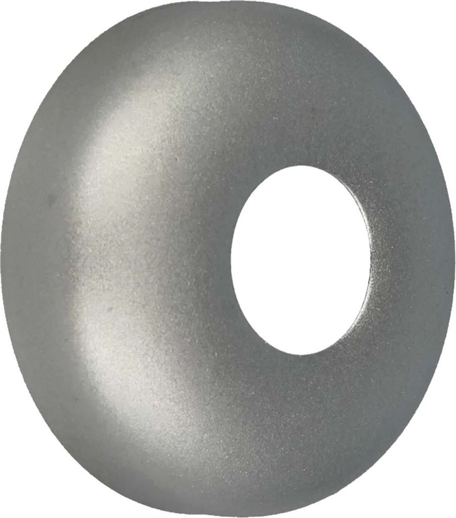 tecuro DESIGN-Hahnrosette 3/4 Zoll Ø 27 mm x Ø 71 mm x 15 mm - edelmatt