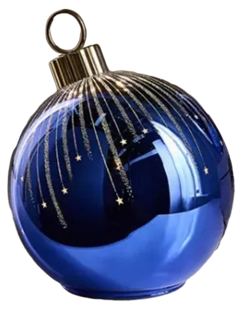 Sternennacht-Weihnachtsornamente aus Glas, bruchsichere Kunststoffkugeln für den Weihnachtsbaum, drinnen und draußen, als Gastgeschenke für Partys
