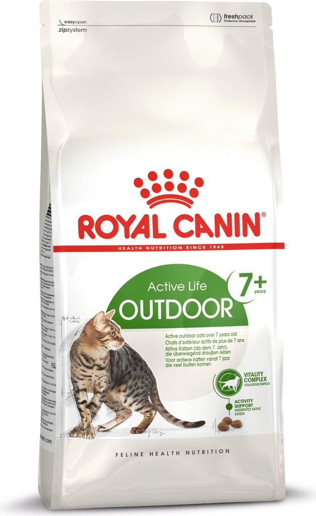 Royal Canin Feline Outdoor 7+ 2kg, Adult, 2 kg