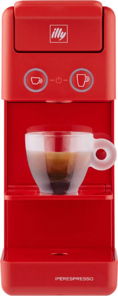 Machine à café à capsules Illy Y3.3 rouge pour un espresso italien pur
