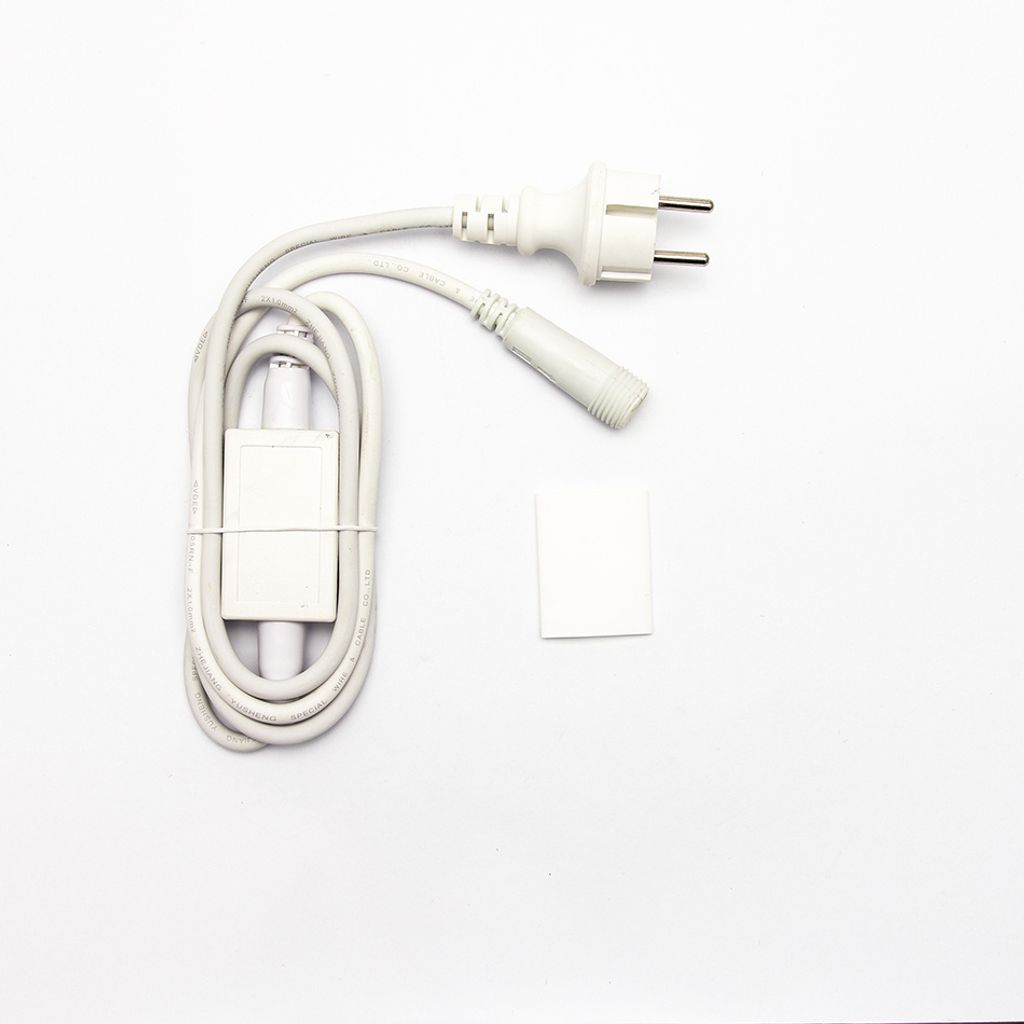 Câble d'alimentation extérieur blanc, 1,5 m, IP67 Image du produit 
