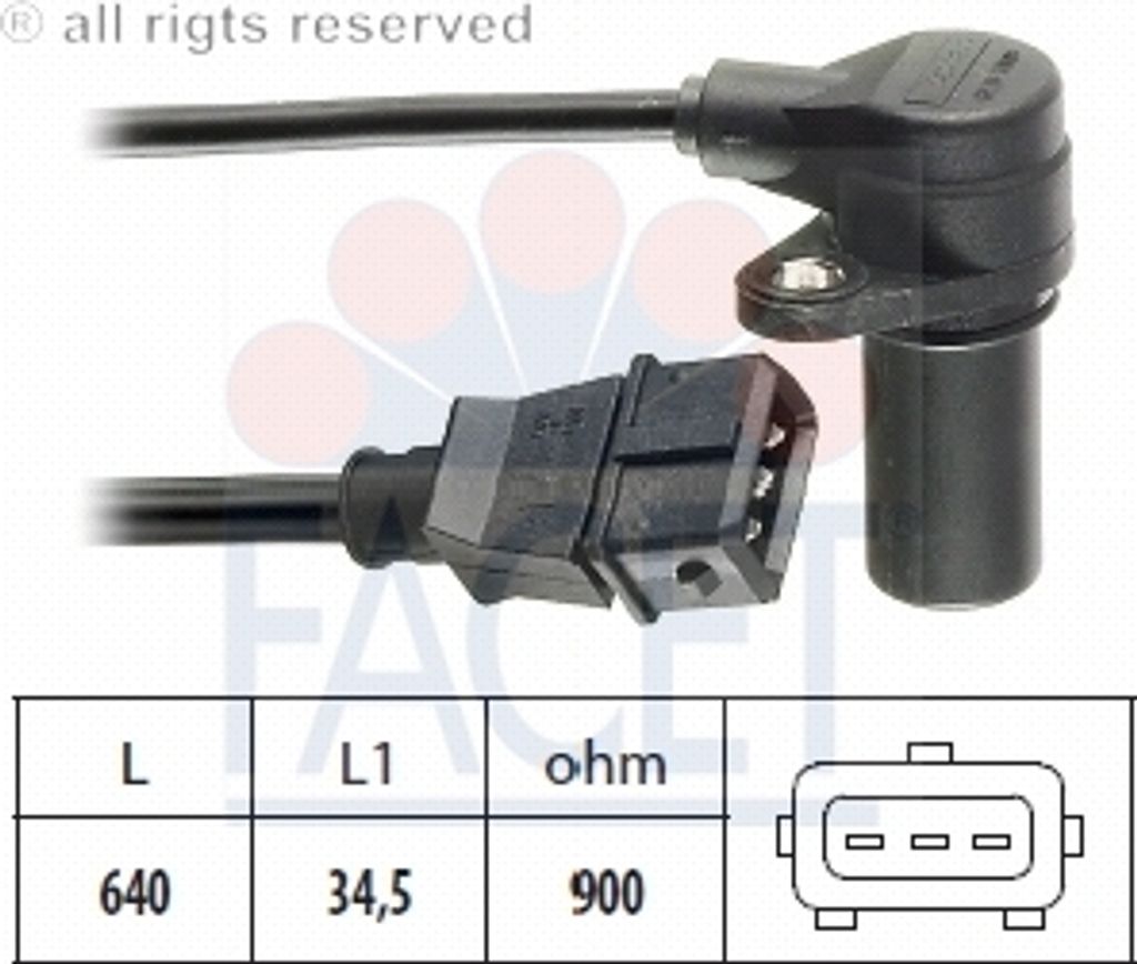 Facet Impulsgeber, Schwungrad 9.0155