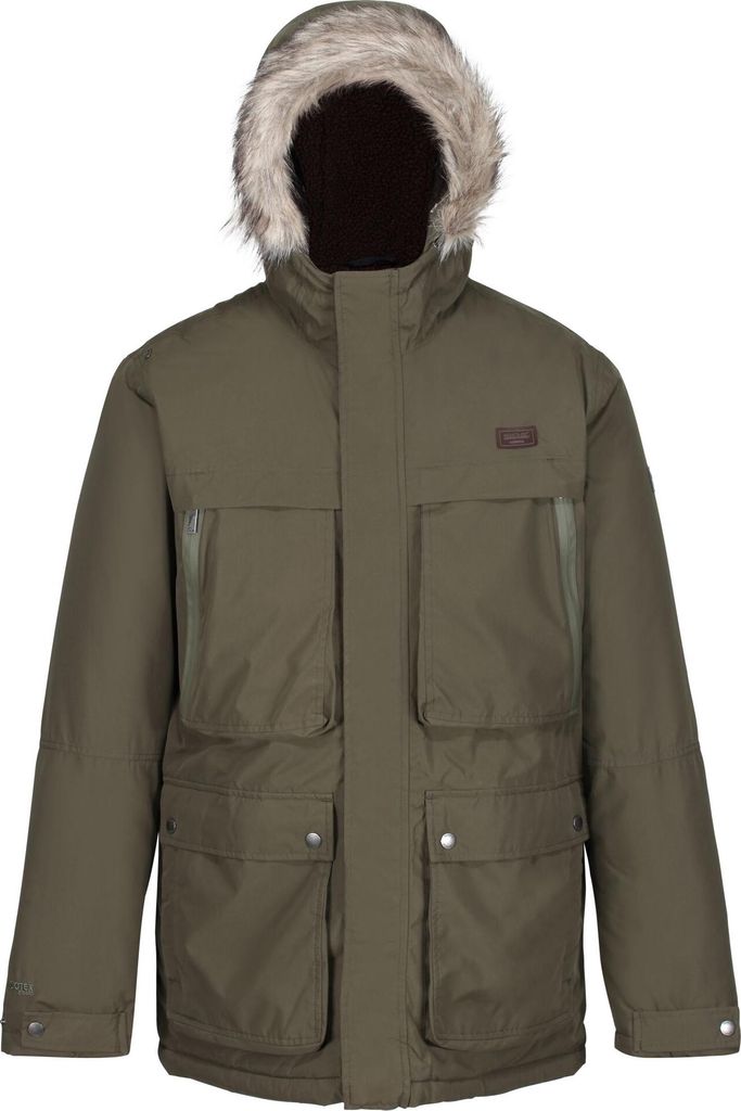 Regatta - "Volter" Parka Isoliert für Herren RG6434 (L) (Dunkel-Khaki)