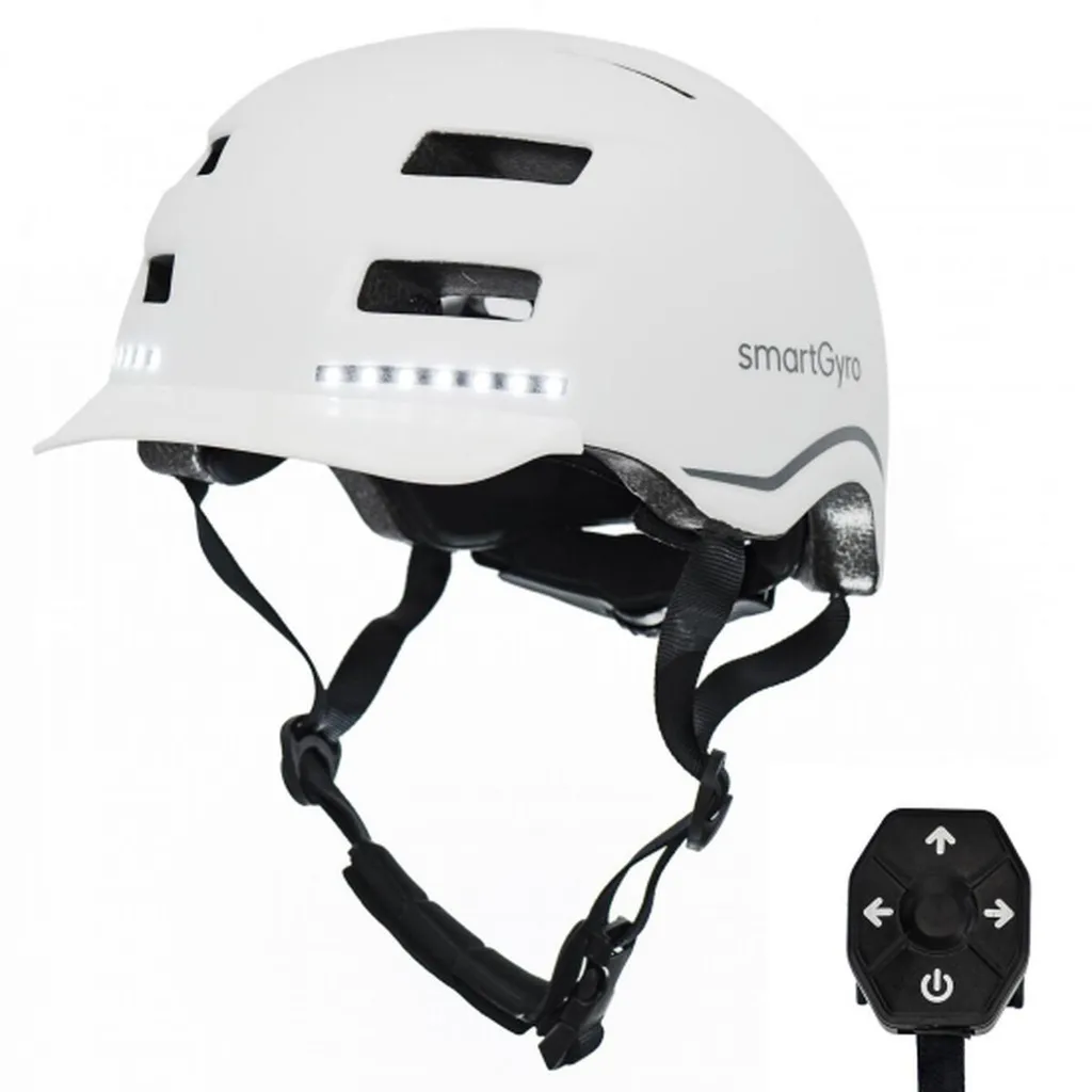 Casque de protection Smartgyro SMART MAX L blanc pour trottinette et scooter