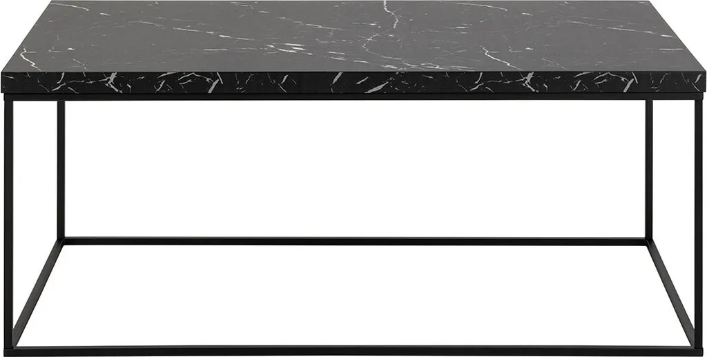 Table basse noire Barossa : un meuble robuste et facile à nettoyer