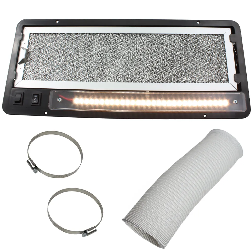 Hotte aspirante 12V anti-odeur et humidité pour camping-car