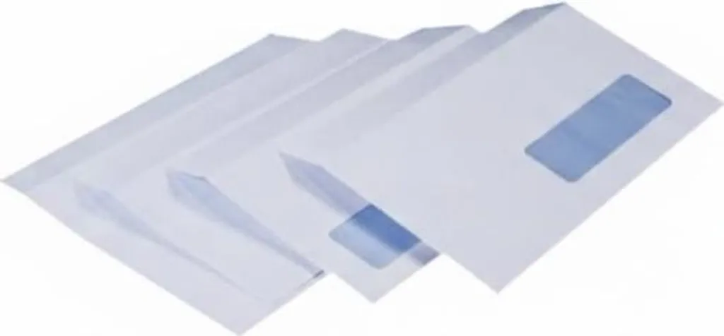 Enveloppe DL 0638 autocollante avec fenêtre droite - Boîte de 1000 unités