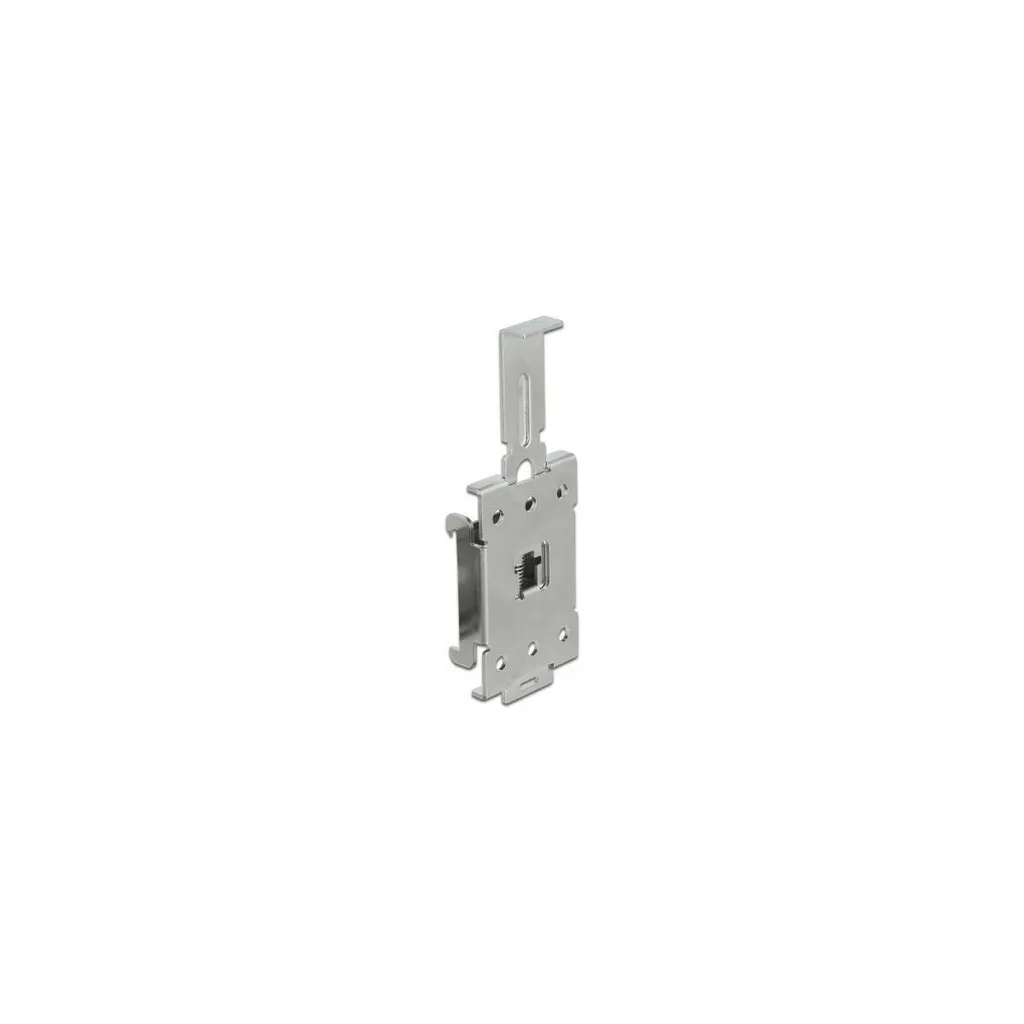 Support de Fixation Rail DIN pour Boîtier et Module Rail 35mm DeLOCK 66332