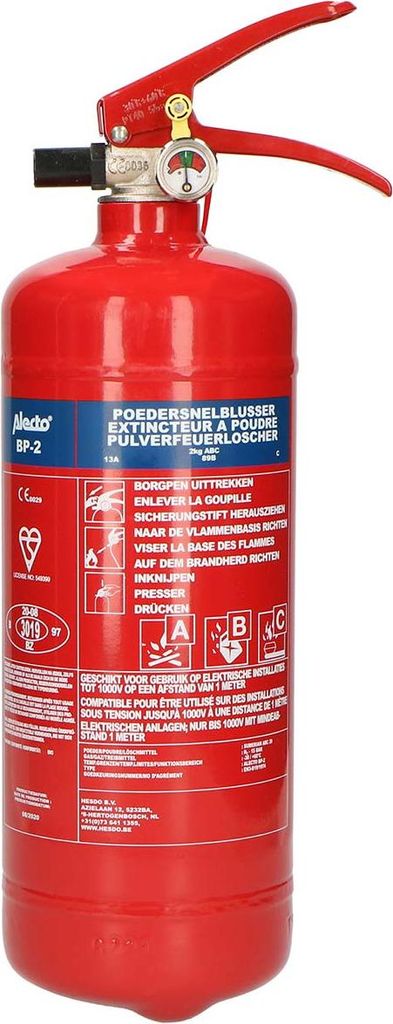 Alecto BP-2 - Pulverlöscher 2 kg