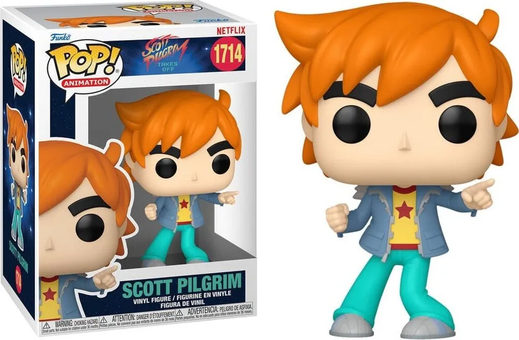 Figurine Funko Pop Scott Pilgrim version vinyle premium multicolore - 3