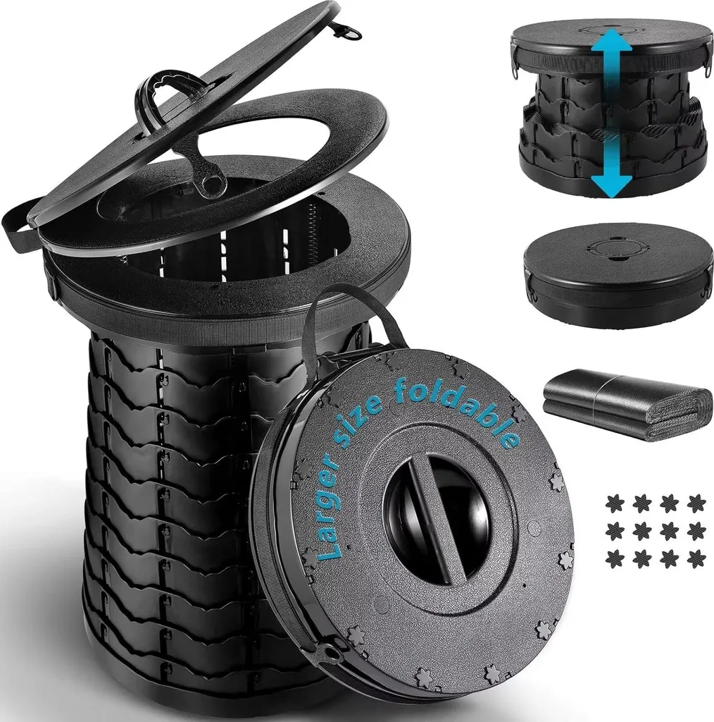Toilettes de Festival Portables - WC Pliables pour Auto et Voyage