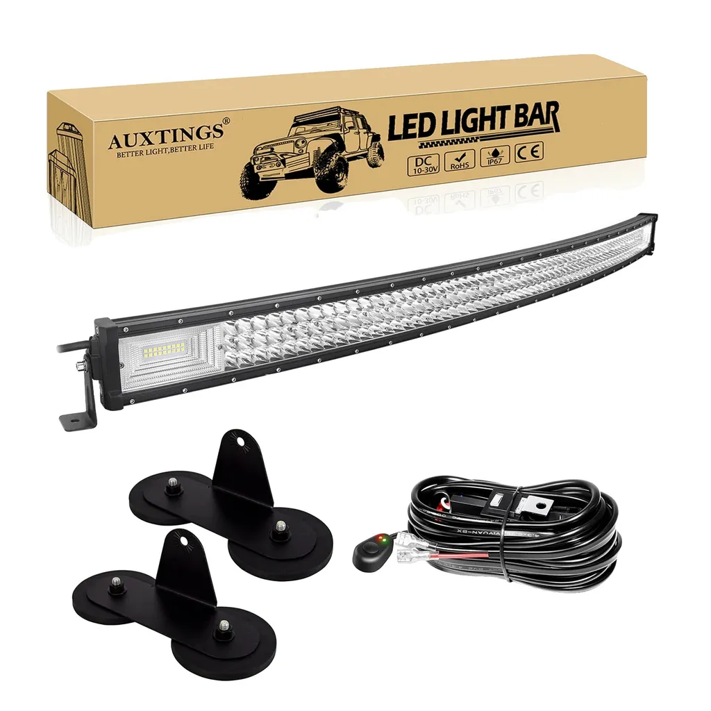 Barre LED 50 pouces IP67 ultra puissante 675W pour éclairage extérieur