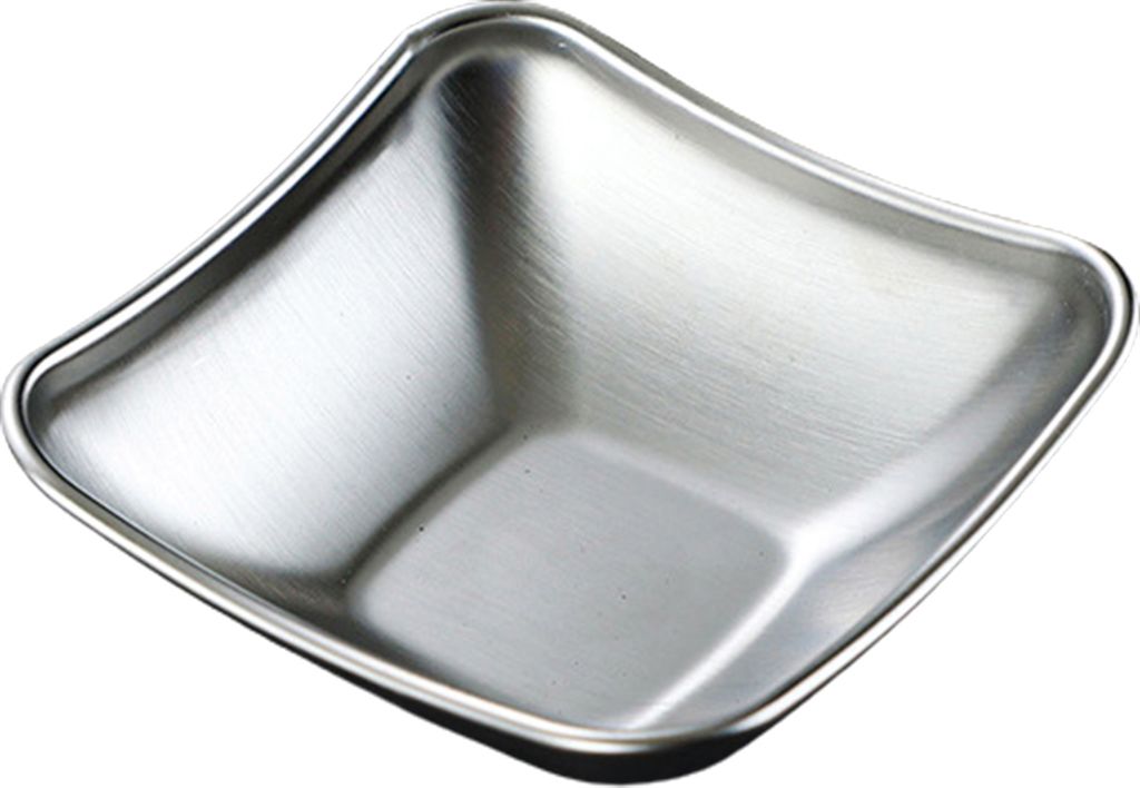 1/2/3 Grids Edelstahl Gewürz Gericht Koreanische Metall Barbecue Sauce Dip Gericht Platte BBQ Restaurant Küche Geschirr