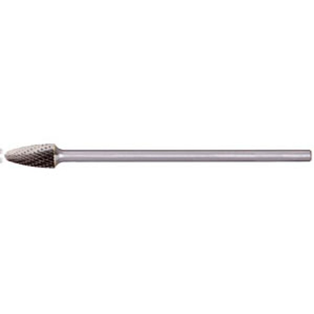 PFERD TOOLS Hartmetall Frässtift Rundbogen RBF Ø 06x13 mm Schaft-Ø 3x75 mm Z5 universal fein