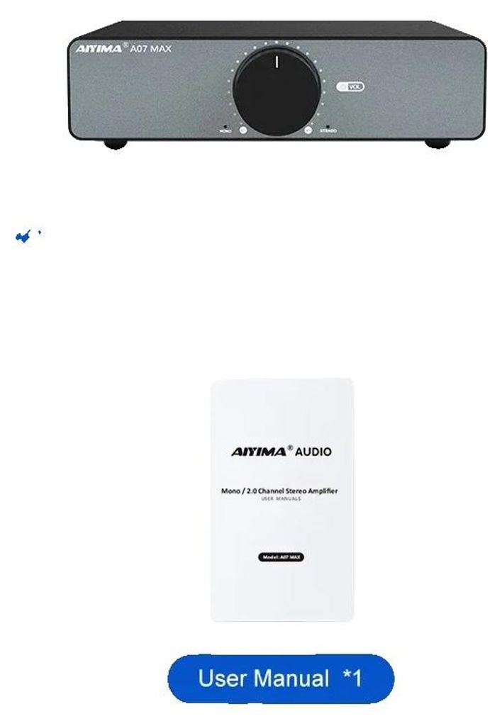 Audioversterker, 300W per kanaal, dual-kanaals Productafbeelding 