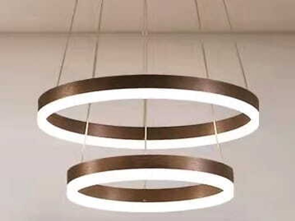 Coffee Ring 60 Double - żyrandol LED pierścienie 60 i 40cm Zdjęcie produktu 