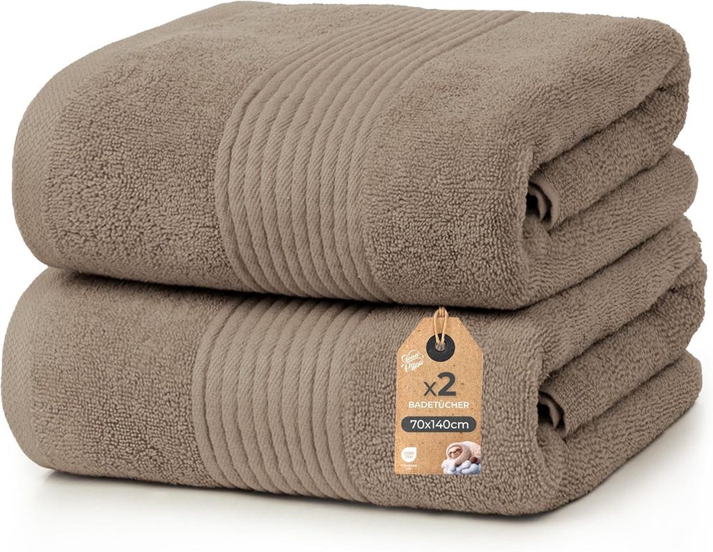 Cloud Pillow Duschtücher 2er Set 70x140 cm, 100% Baumwolle, Produktbild 