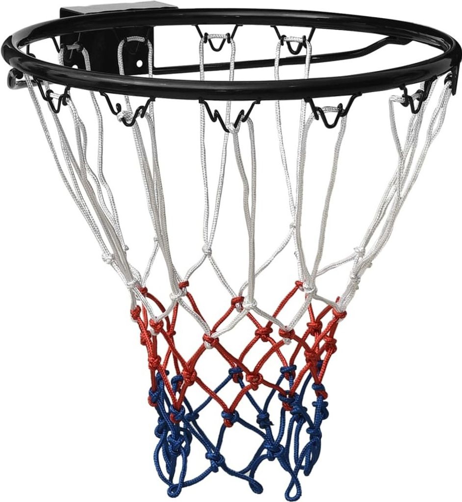 Basketballring Schwarz 39 cm Stahl