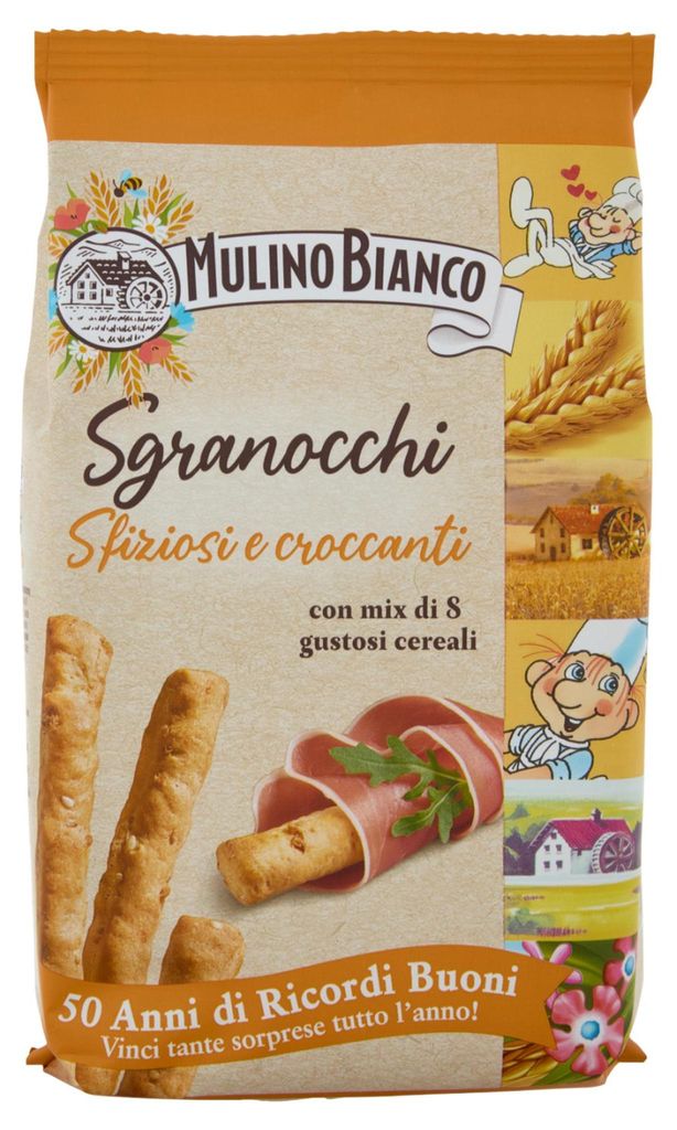 Bâtonnets Sgranocchi, 220 g, Mulino Bianco Image du produit 