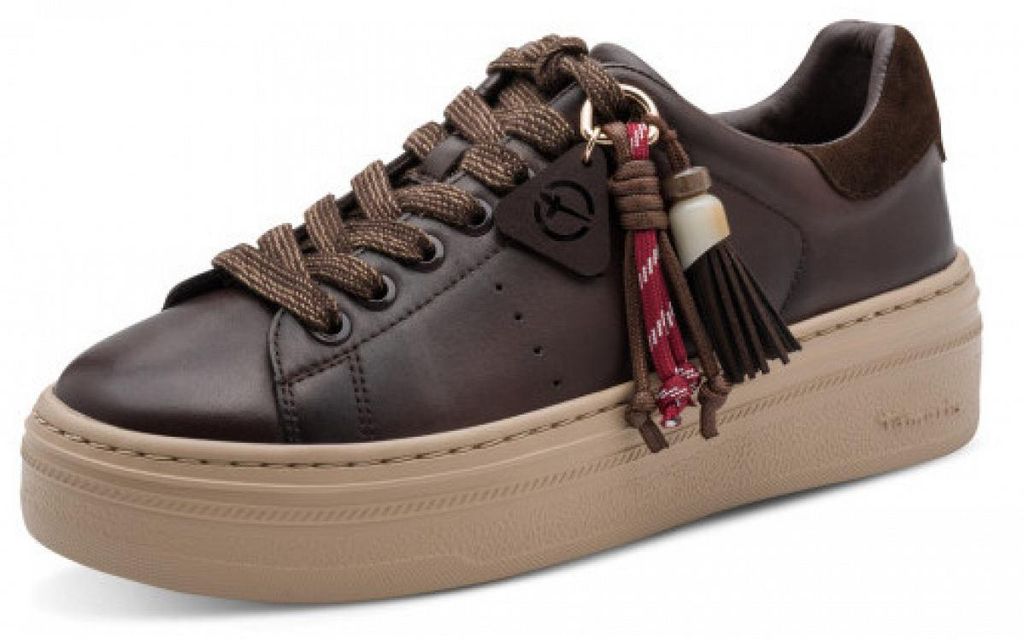 Damskie niskie trampki Tamaris 1-23775-47, brązowe Zdjęcie produktu 