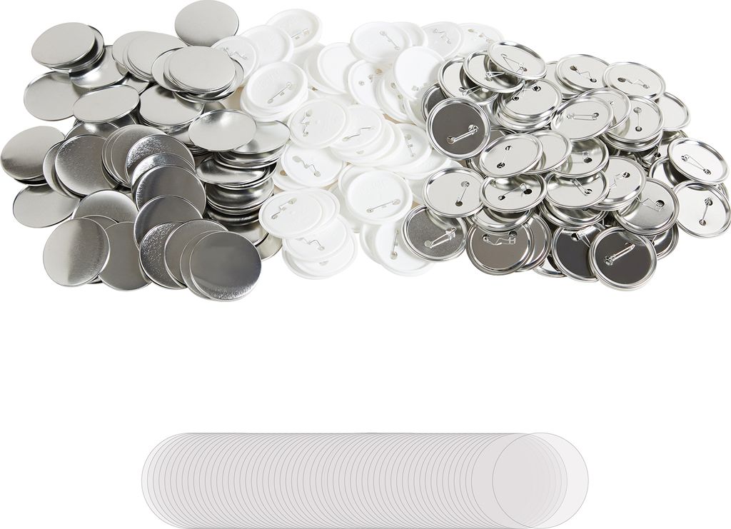 SucceBuy 500 Sets 58 mm Pinback-Button-Teile für Produktbild 
