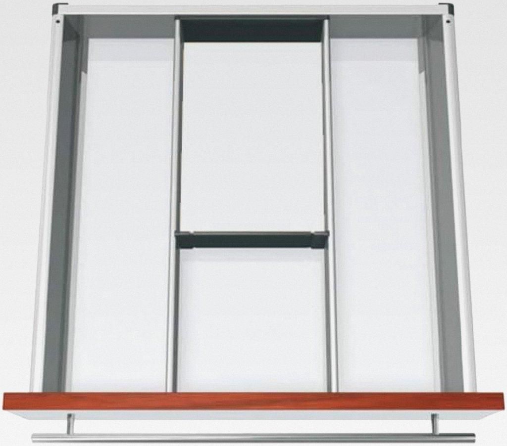 Orga-Line Besteckeinsatz Facheinteilungs-Set KB 450-599mm, NL 500mm, grau
